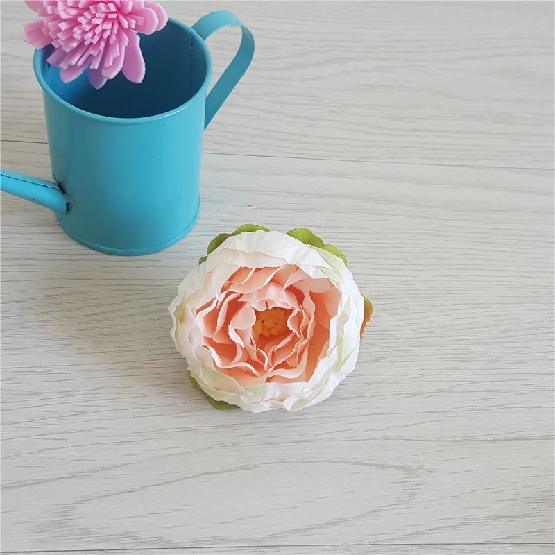 50 шт. искусственная чайная Роза маленькие пионы и камелии Flores цветочного бутона