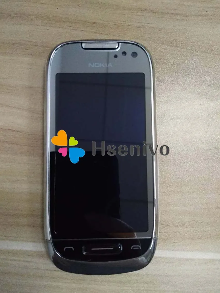 C7 Nokia разблокированный 3,5 дюймовый мобильный телефон GSM 3g wifi gps 8MP 8GB Внутренняя память 1 год гарантии