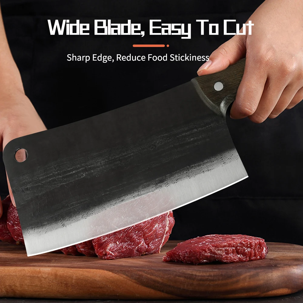 XYj кухонный разделочный Кливер нож из нержавеющей стали острое лезвие ручной