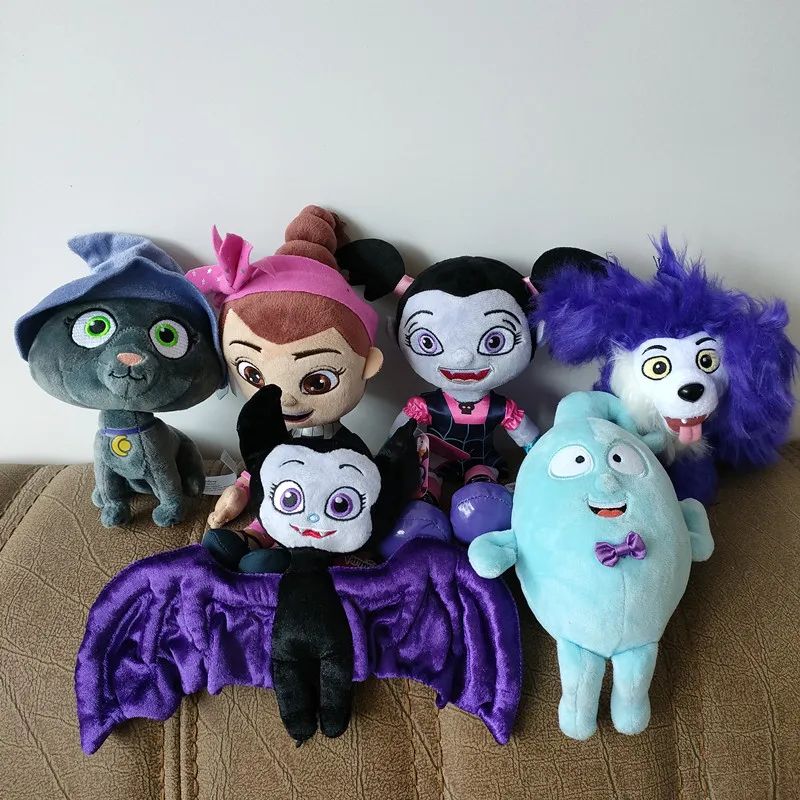 Оригинальные подлинные плюшевые игрушки 6 стилей Disney Jr Vampirina Wolfie вампир Greogoria