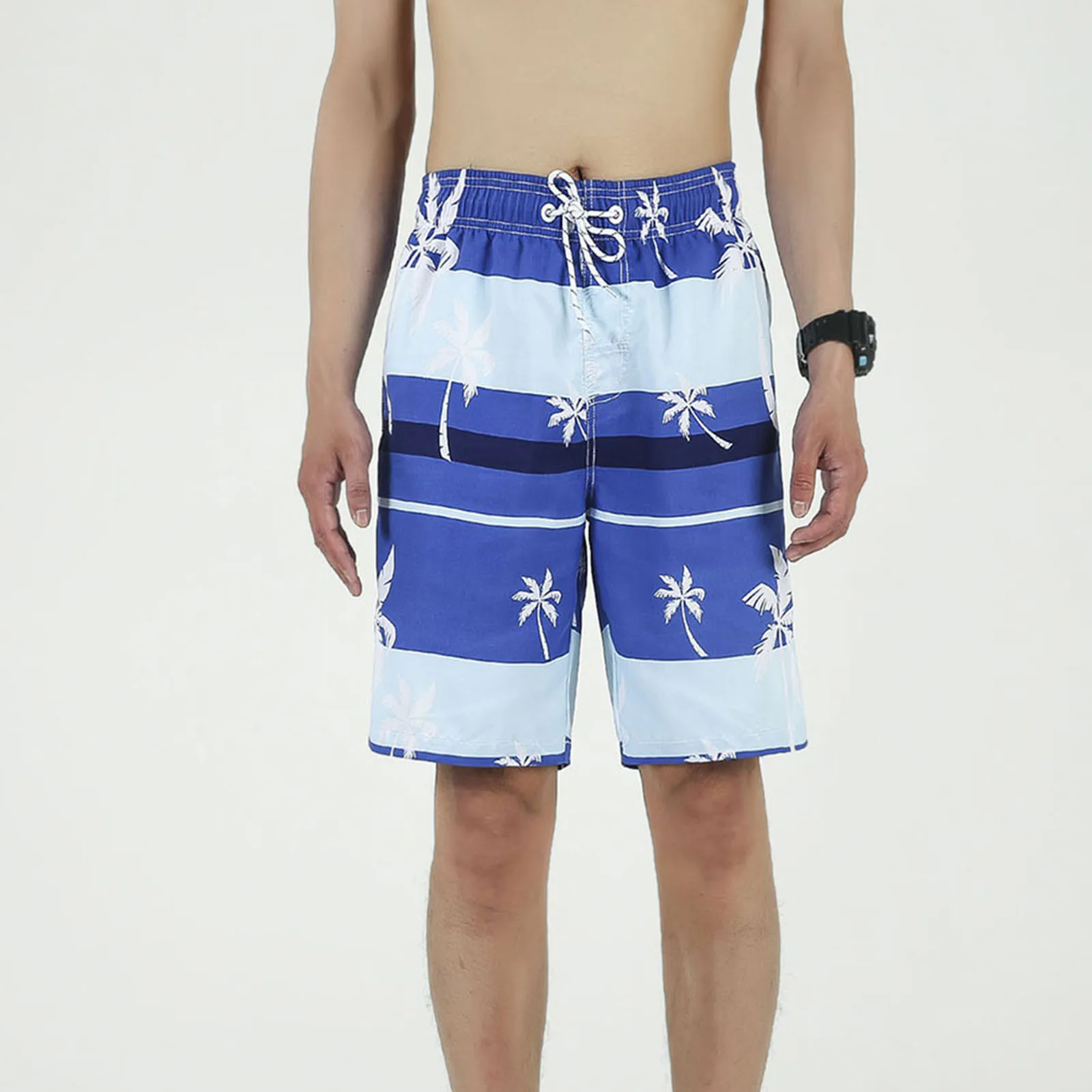 2021 Summer Sports Workout Bottoms Clothing Men's Shorts Swim Trunks Quick Dry Beach Surfing Running Swimming Watershort | Мужская