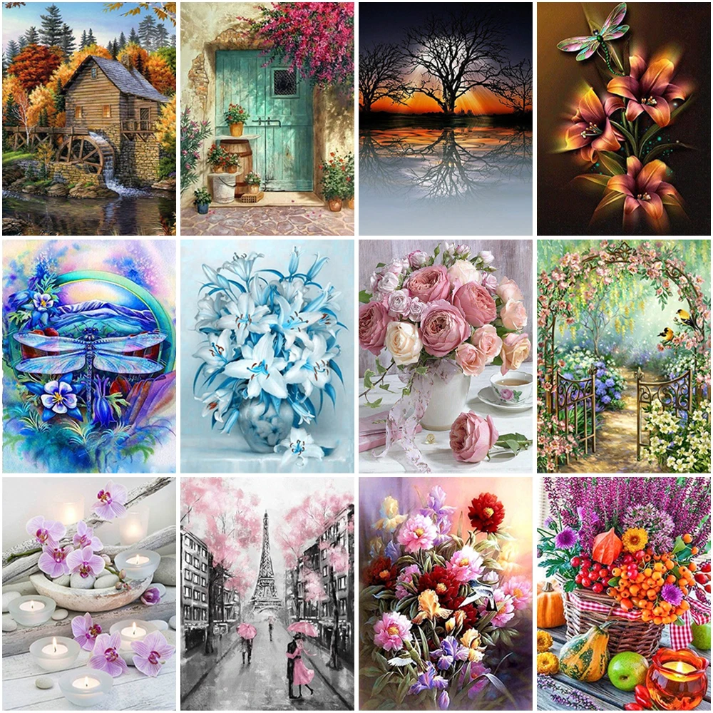 Алмазная картина 5D сделай сам круглая дрель стразы алмазная вышивка крестом