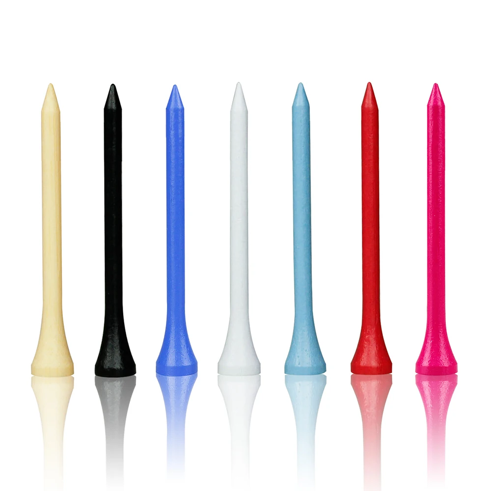 100 шт. аксессуары для гольфа из бамбукового дерева |