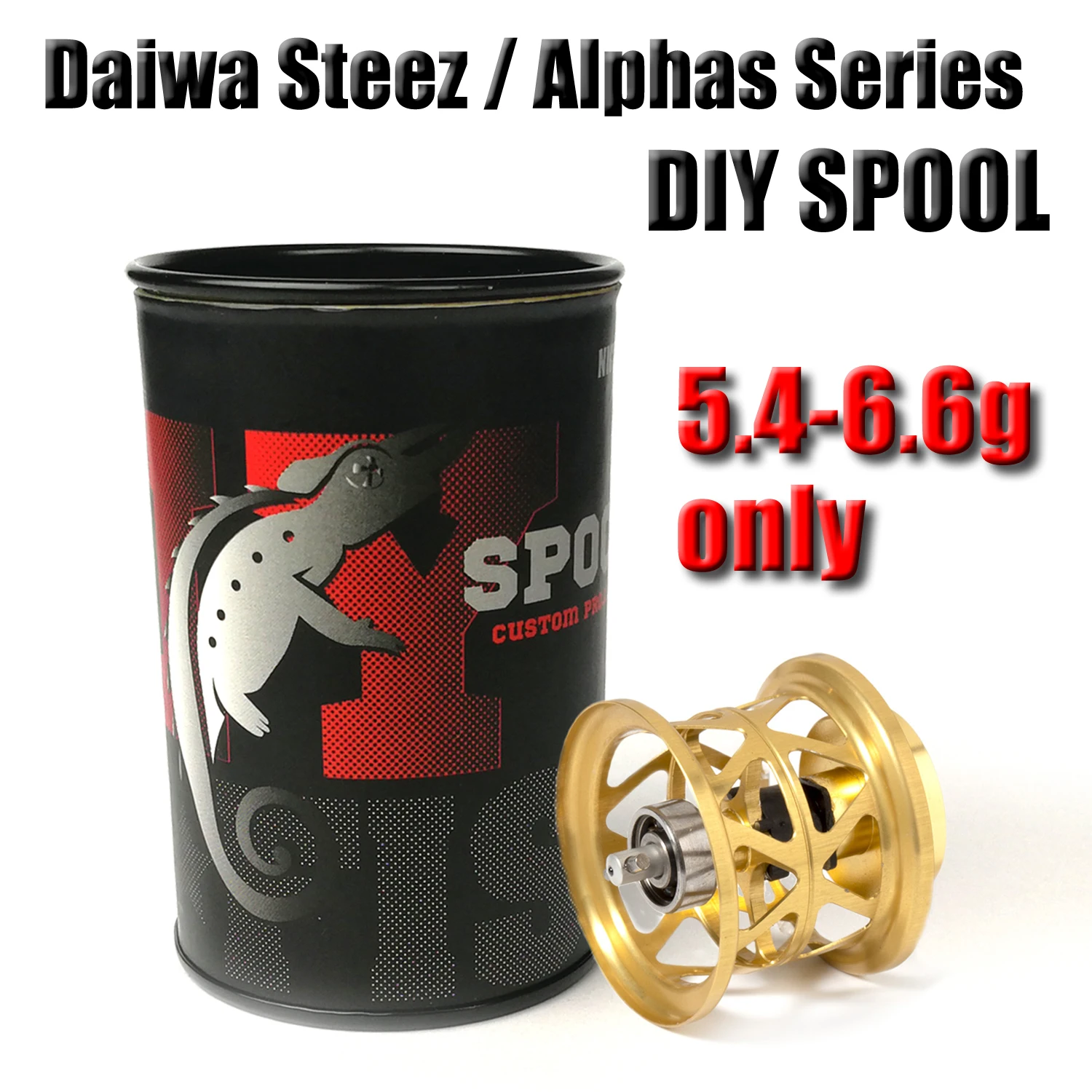 5 4 г/5 8 Г/6 6 г легкая катушка для DAIWA STEEZ SV/100/103/ Alphas Air TW/ZILLON SV 1016/ RYOGA 1016/MEGABASS IS / T3 BFS