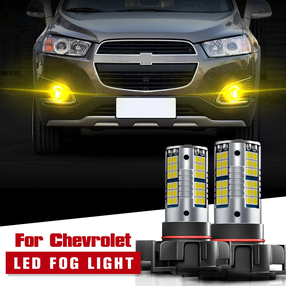 

2pcs LED Fog Light Blub Lamp PSX24W 2504 Canbus No Error For Chevrolet Captiva 2013 2014 2015 2016 2017 2018
