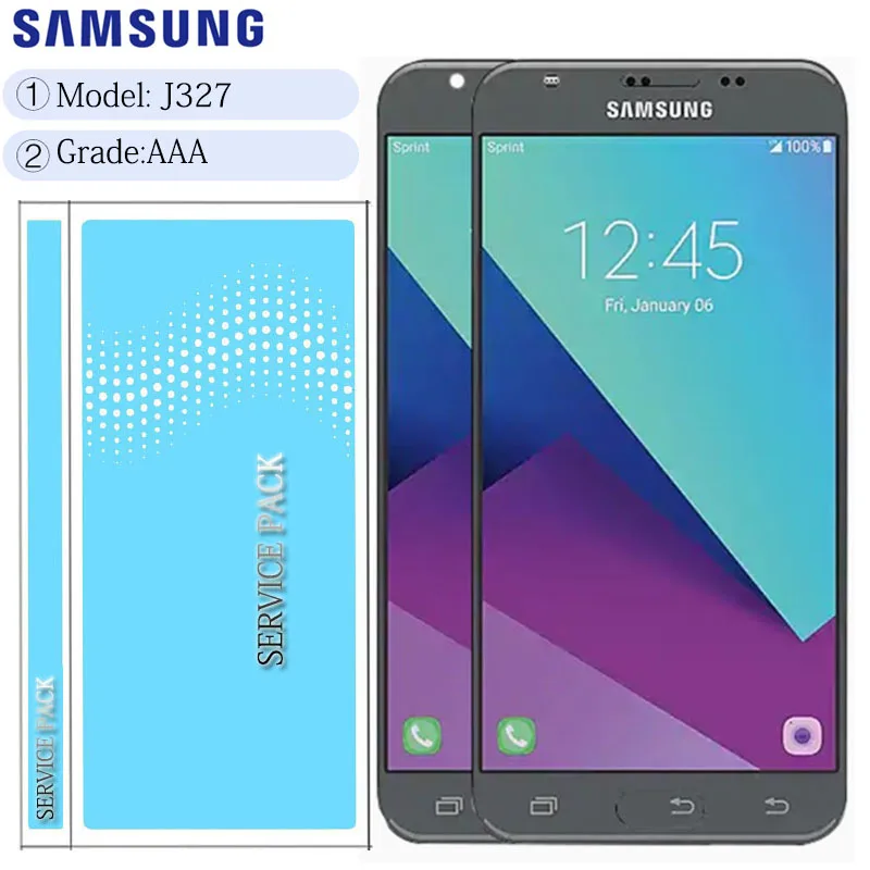 Оригинальный 5 0 ''LCD Замена для SAMSUNG Galaxy J327 J3 Prime 2017 Emerge 2nd J327T сенсорный экран