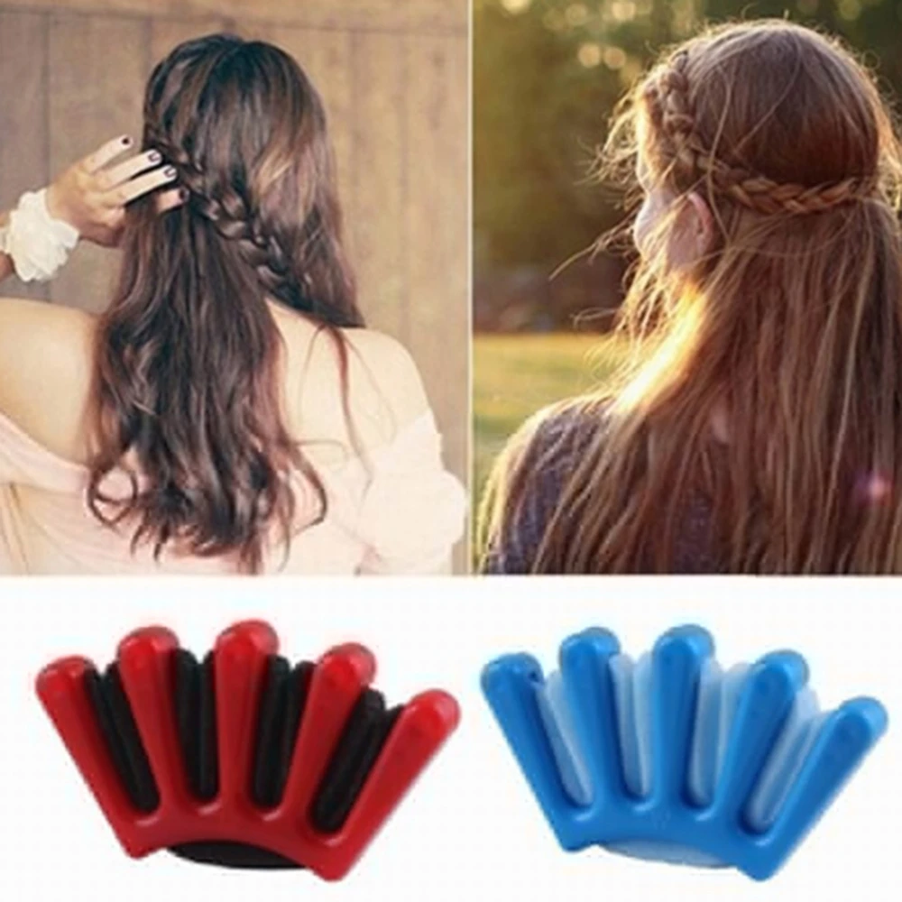 1 шт. Волшебная DIY губка резинка для волос Plait для женщин девочек волос твист приспособление для Плетения КОС держатель зажим французский стиль Инструменты для укладки волос