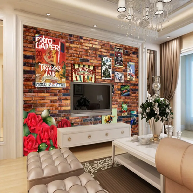 

Wallpaper 3d Fashionable Poster Photo Wallpaper Restaurant Living Room Decoration Backdrop Custom Mural