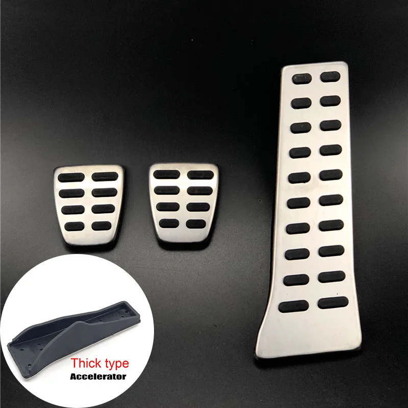 Подходит для Kia Sorento KX5 K5 Optima Sportage QL Telluride для hyundai Sonata i40 Tucson Santa Fe IX35 Ceed MT AT Pedal Pad Cover - Название цвета: For  MT 3pcs