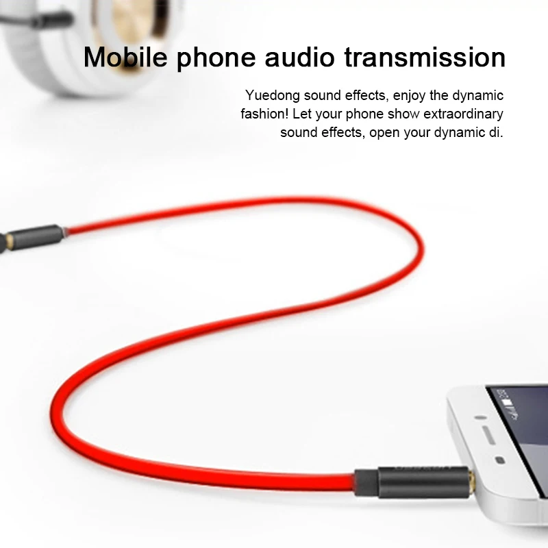 

Headset Extension Cable Aluminum Alloy Audio Cable Aluminum Shell 3.5mm Speaker Male To Female Connection Extension Cable
