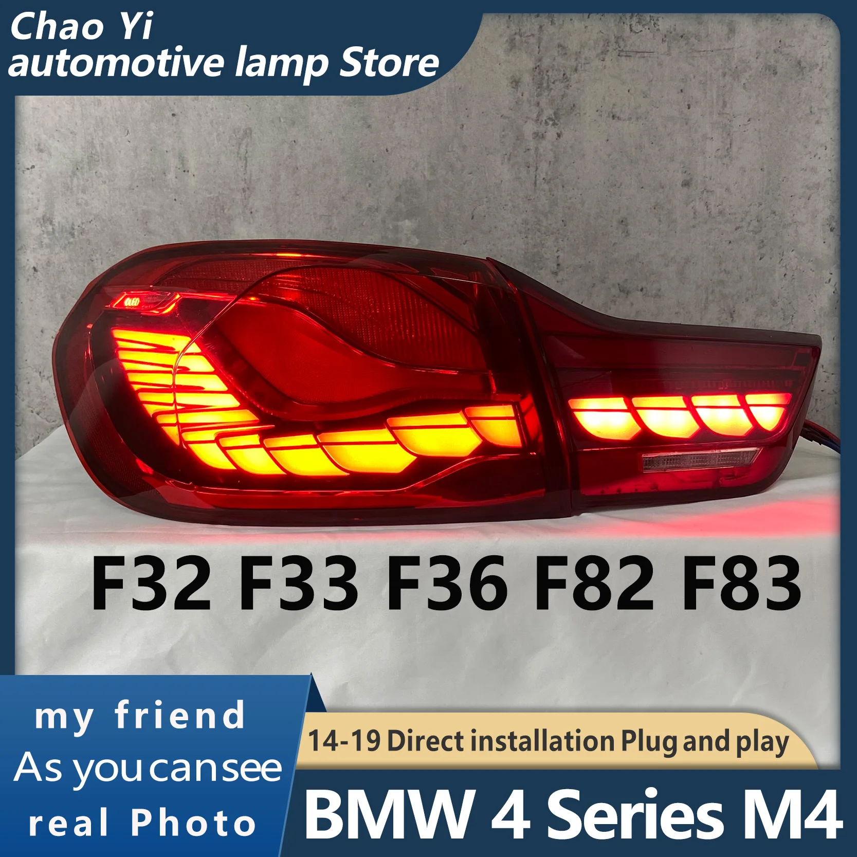 GTS O светодиодный Стиль полный динамический габаритными задними фонарями с