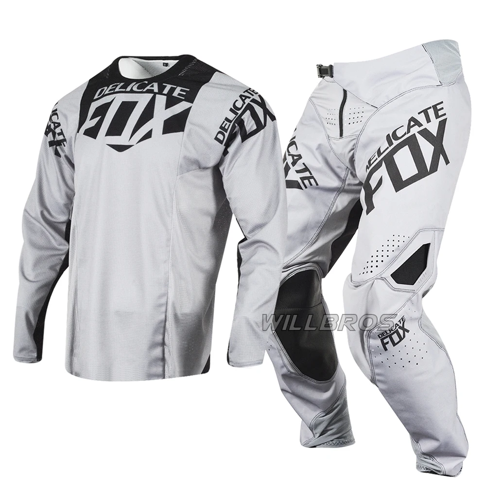 

Delicate Fox Street Moto Riding Kit Motor Suit Motorbike Motocross Mountain Bicycle Offroad Men's MX 360 Kila Jersey Pants