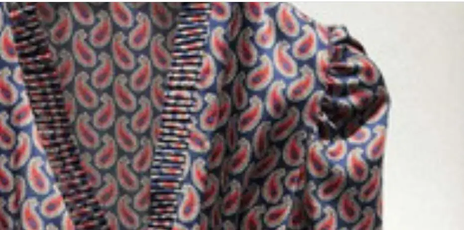 

2021 Spring Summer Silhouette Shoulder Neckline Pleated V Neck Floral Long-sleeved Women's Top