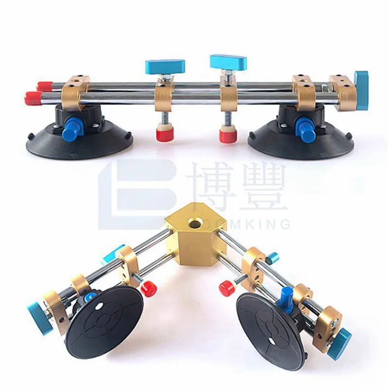 Регулируемый двойной присоска 2 чашки всасывания использовать для каменного