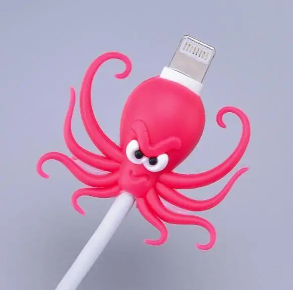 50 шт. Бабочка Насекомое пчела Краб намотка кабеля USB телефон зарядное устройство защита данных крышка мини провода протектор Аксессуары для телефонов