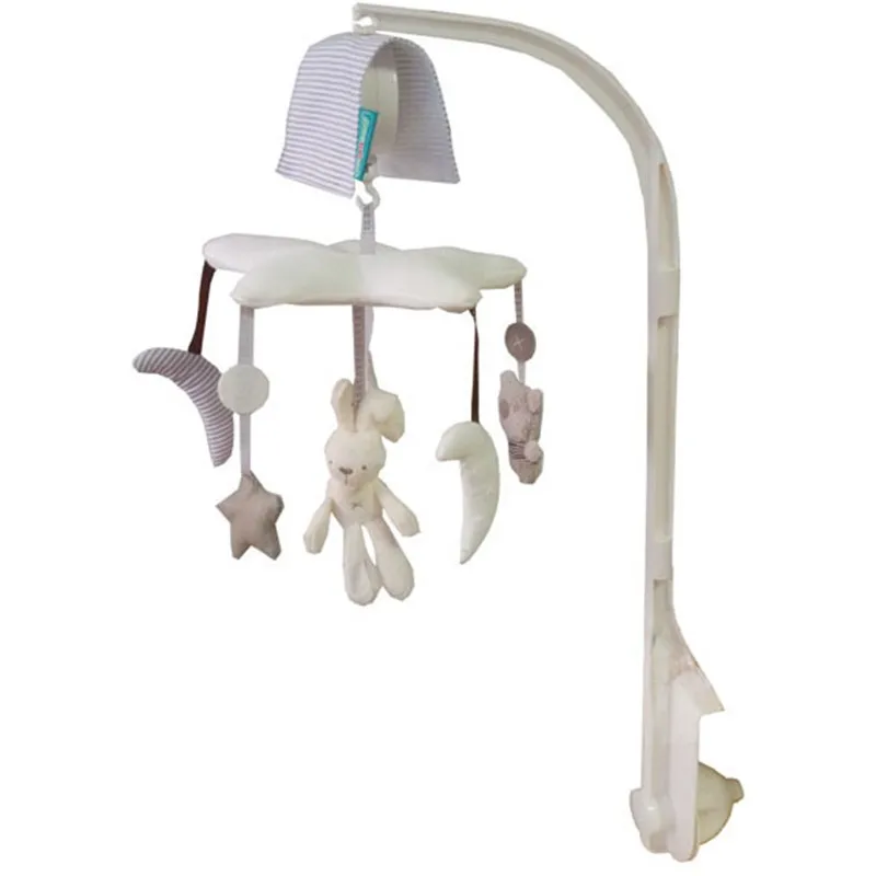 Детская Мобильная кроватка детские игрушки Кролик Музыкальная Коробка с