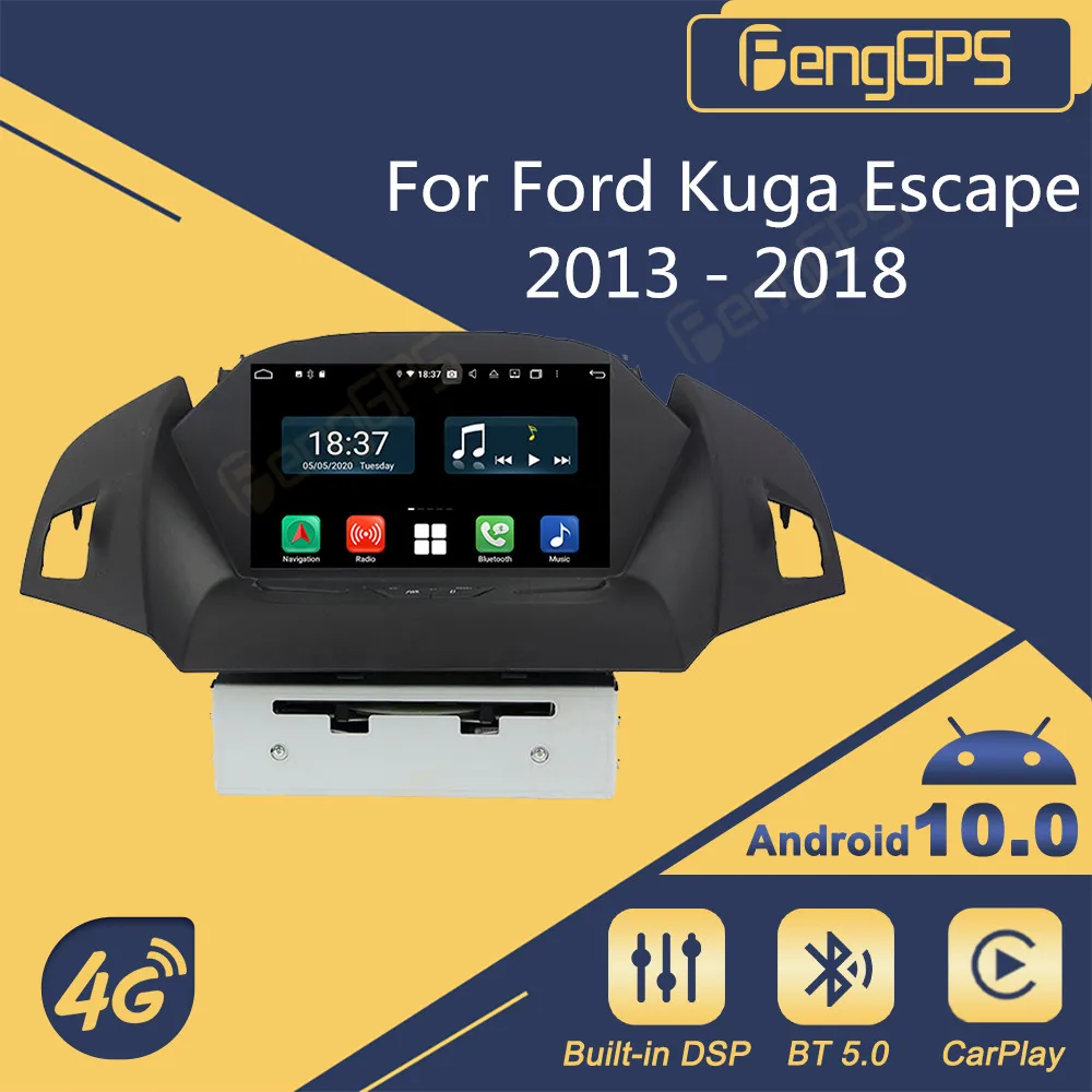 Автомагнитола 2 Din Android для Ford Kuga Escape 2013-2018 радиоприемник GPS-навигатор
