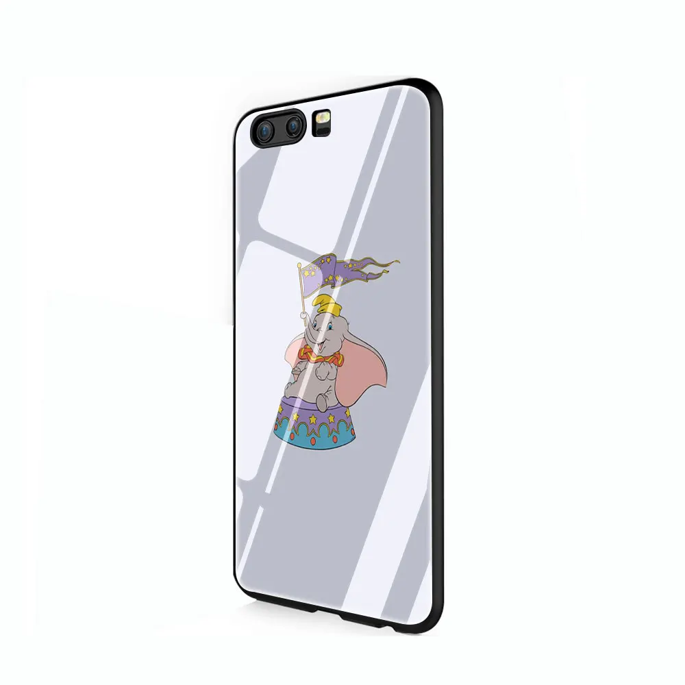 G1 Милый чехол из закаленного стекла Dumbo чехол для Huawei P10 P20 P30 mate 20 Honor 9 10 Lite Pro 7A 8X P Smart - Цвет: G1