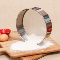 stainless steel flour sieve kitchen fine mesh oil strainer sifter sugar filter