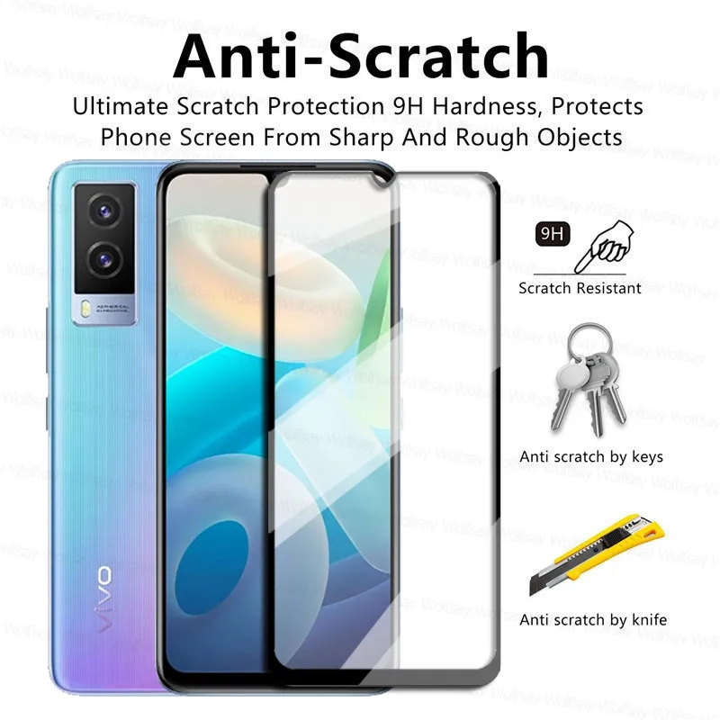 Vidrio templado para Vivo Y71T, Protector de pantalla, pel&iacute;cula de lente 9H para Vivo Y71T, Y72, Y95, Y50, Y31, Y30s, Y30, Y20, Y19-1
