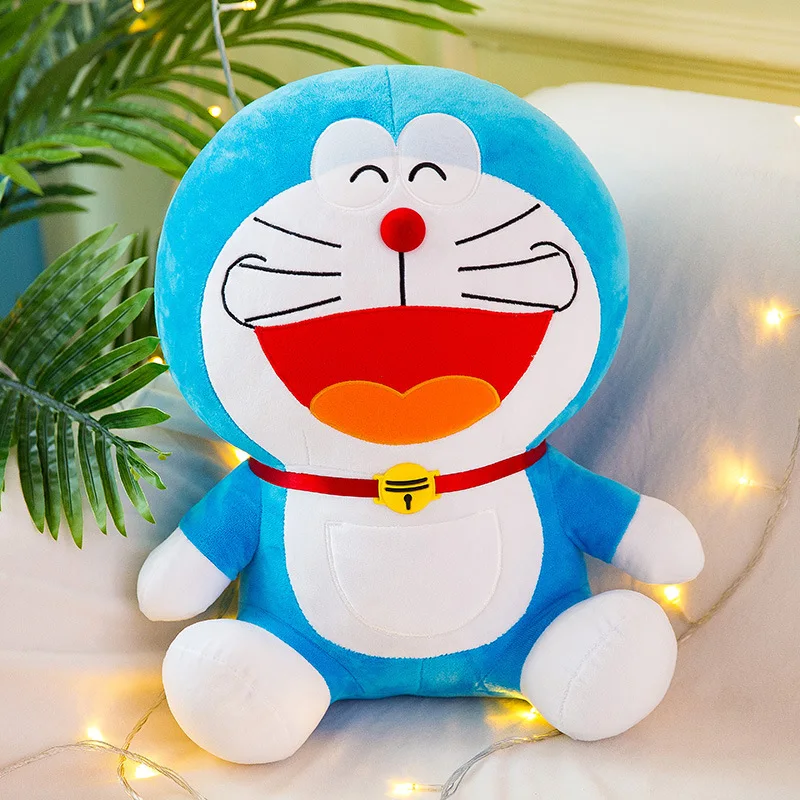 laugh Горячая аниме 25 см Stand By Me Doraemon плюшевые игрушки CuteCat Кукла Мягкие животные Подушка Детские игрушки для детей Подарки фигурка Doraemon - Цвет: laugh