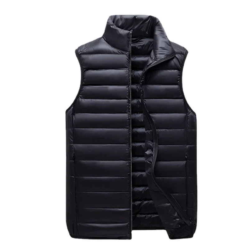 2021 Autumn and Winter Lightweight White Duck Vest Slim Casual Warm Jacket Trend Men's Winter Down Jacket B7702+617-227