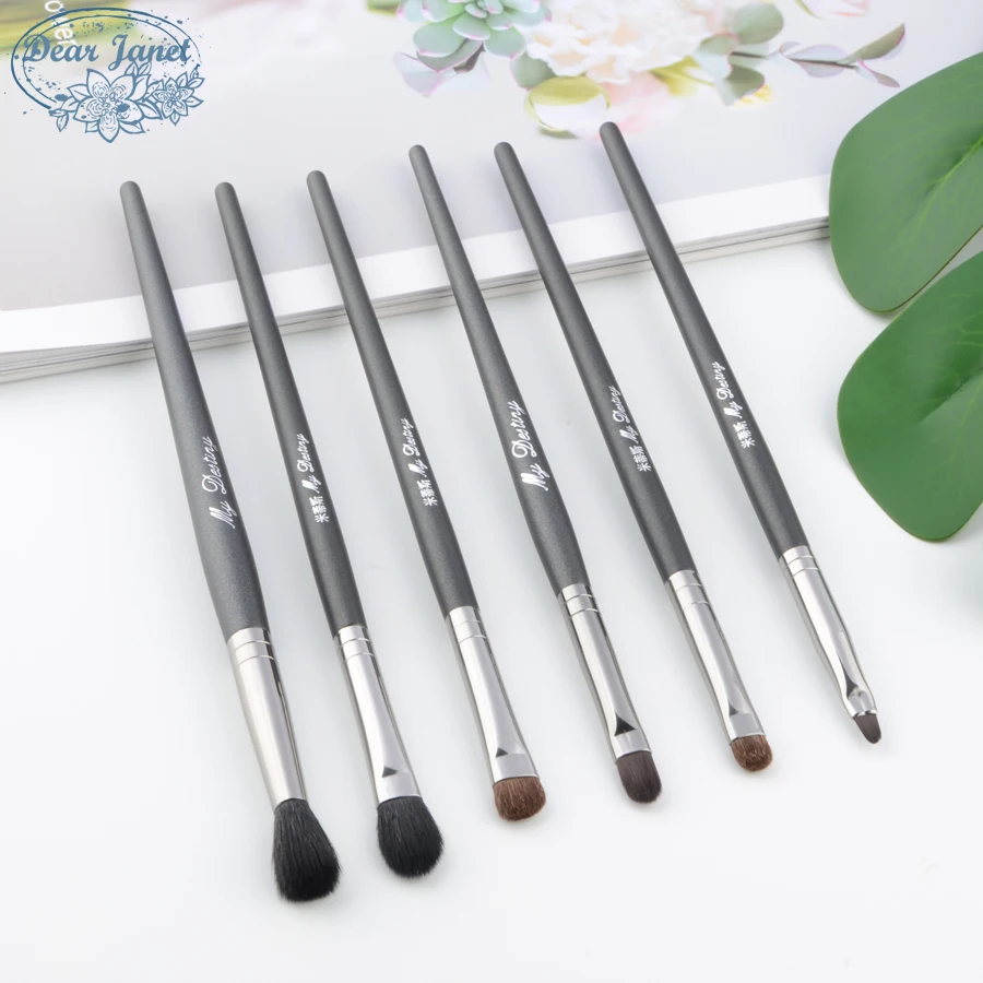 6 шт./компл. Профессиональные кисти для макияжа глаз набор контурных теней век
