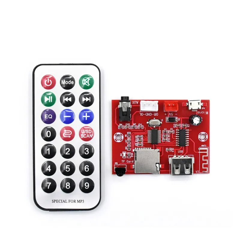 

Плата декодера SOTAMIA DC5V Bluetooth U Disk TF карта декодирование с дистанционным управлением для усилителя мощности DIY