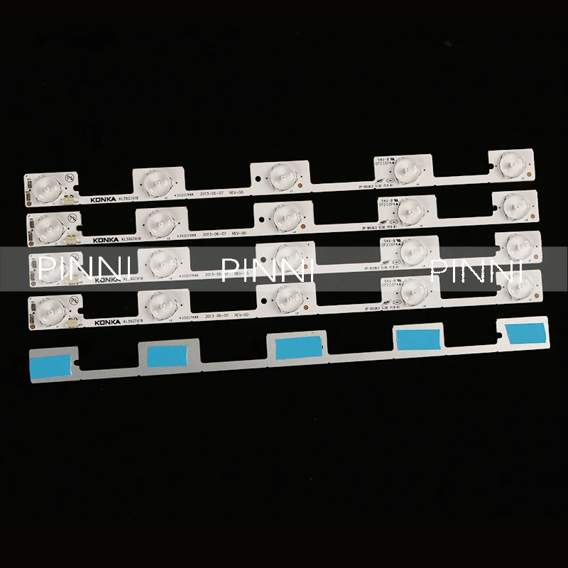 

120 Pieces/lot LED backlight lamp strip for 39Inch TV KL39GT618 35017988 35017990 5 LEDs*6V 307mm