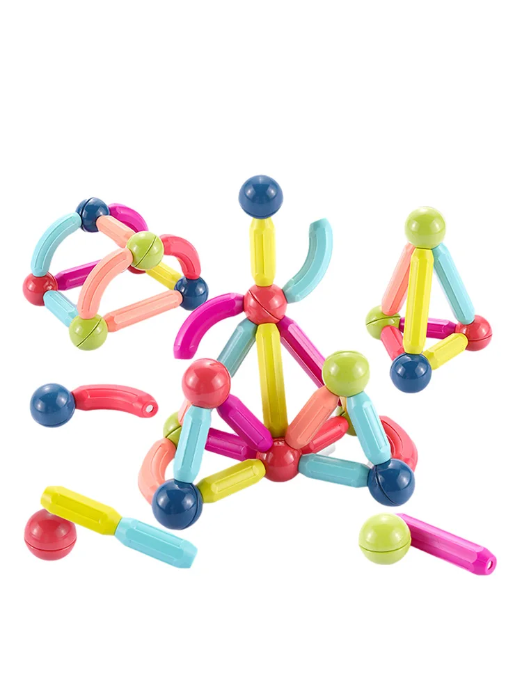 

Magnetic Building Stick Toys For Kids Magnet Construction Stacking Toy Set Kids Educational Toys For Children Magnetic Balls