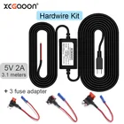 Автомобильный зарядный кабель с Mini  Micro USB DC 12V to 5V 2A 3,1 M, автомобильная зарядка для видеорегистратора, видеорегистратора, автомобильного видеорегистратора