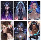 Алмазная живопись 5D DIY Flash Girl портрет совершенно новый квадратныйкруглая инкрустация Стразы Набор для вышивки крестиком домашнее украшение живопись