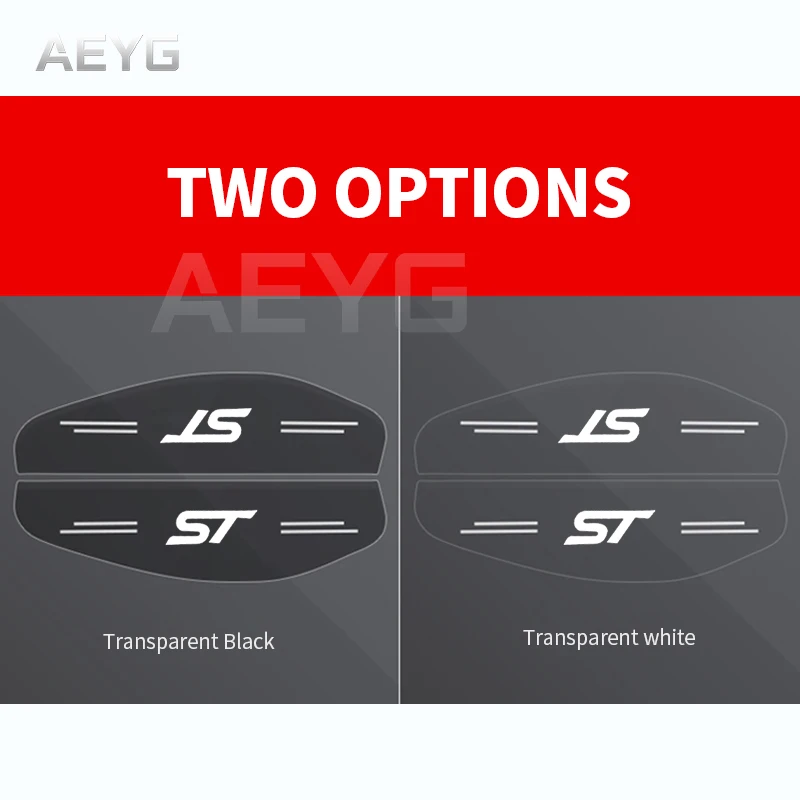 

2PC Car Rearview Mirror Rain Brow Cover For ST Racing Focus 2 3 Fiesta Ecosport Rear View Sun Visor Interior Accessories