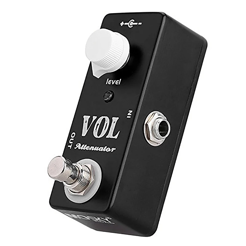 

MOSKYAUDIO VOL Attenuator Mini Pedal Electric Guitar Effect Pedal with True Bypass Full Metal Shell Guitar Accessories