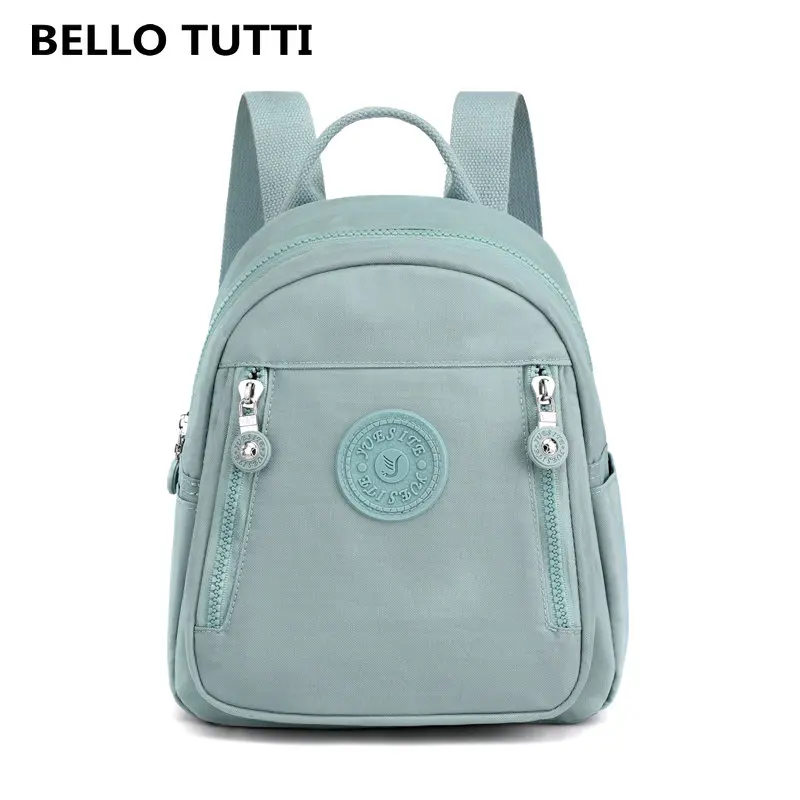 

Женский нейлоновый рюкзак BELLO все, новинка 2022, модная повседневная маленькая водонепроницаемая сумка через плечо для путешествий на открыт...