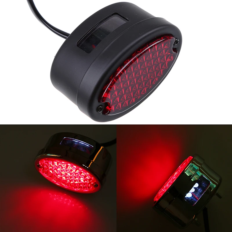 Задний фонарь POSSBAY для мотоцикла тормозной овальный светодиодный задний ходовой