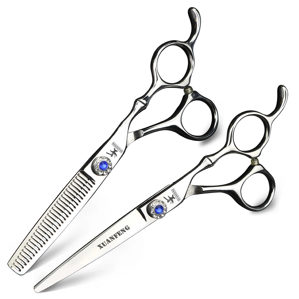 6 дюймов розовое золото профессиональные ножницы для волос Япония 440C резки и