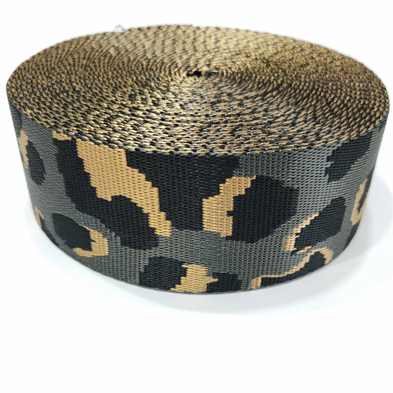 2 дюйма жаккардовые нейлоновые лямки 50 мм с леопардовым принтом военный пояс | Дом