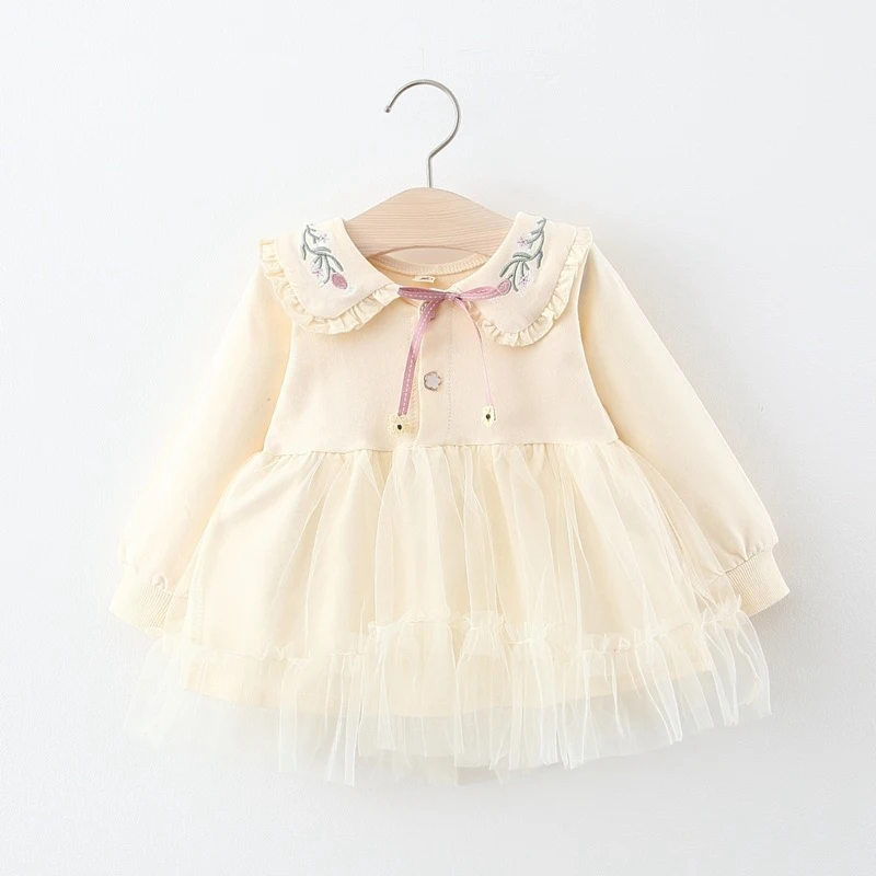 Платье принцессы для девочек коллекция 2020 года сезон весна Сетчатое платье в