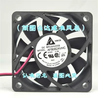 new original 6013 6cm afb0624vhc dc24v 0 18a 2 wire inverter fan