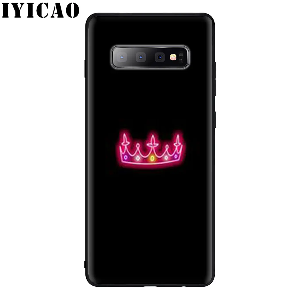 Неоновый светильник цитаты мягкий чехол для samsung S6 S7 S8 S9 S10 край плюс S10e Note 8 9 10