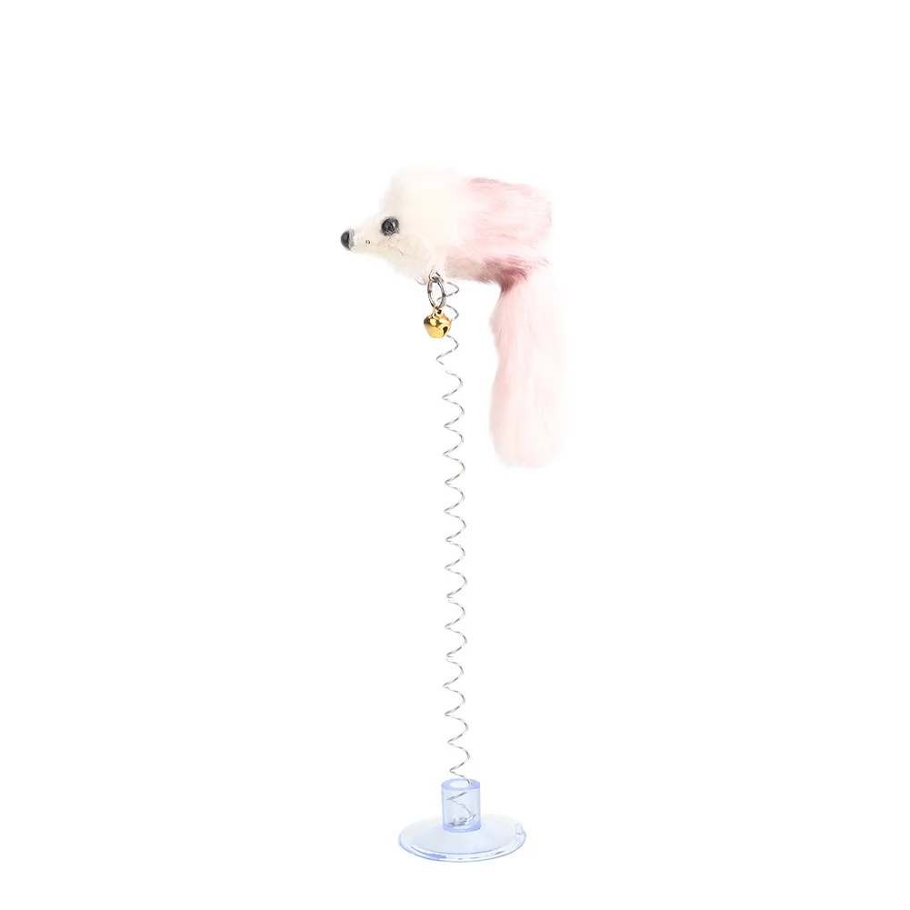 Игрушка с царапинами для домашних животных эластичная Весенняя мышь Забавный