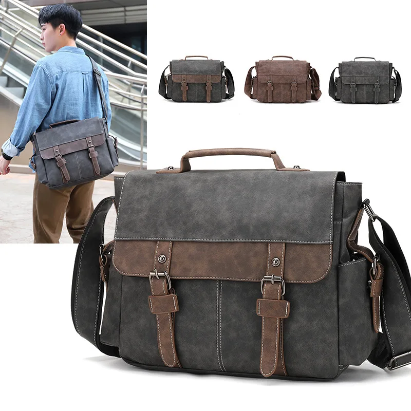 

Male briefcases man men briefcase shoulder crossbody messenger bags handbag handbags hand bag dropshipping business portfolio