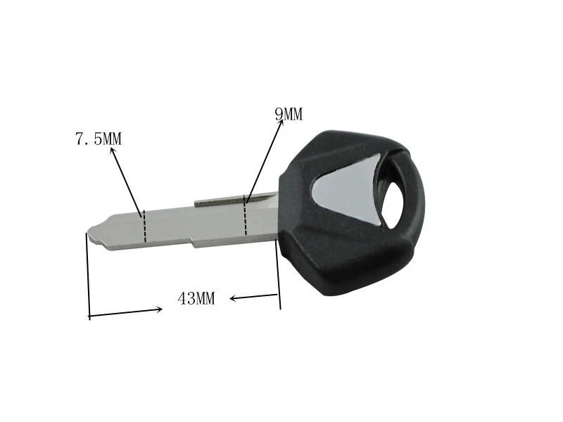 Moto Blue for YAHAMA YZF R1 R6 FZ1 FZ4 FZ6 FZ8 XJ6 XJRSingle Trough key Motorcycle blank with blade | Автомобили и мотоциклы