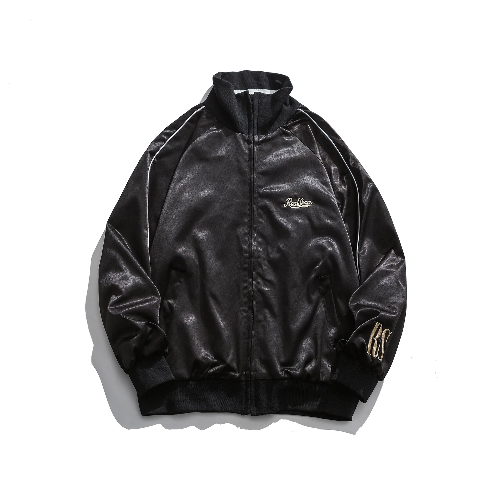 

@YYDS Japanese Autumn Trend Gradient Stand Collar Coat