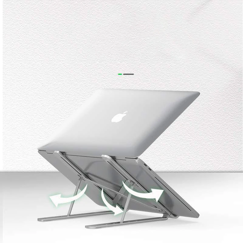 

Stand Holder Portable Laptop Stand Foldable Support Base Notebook For Macbook Pro Air HP Lapdesk Computer Cooling Bracket Riser