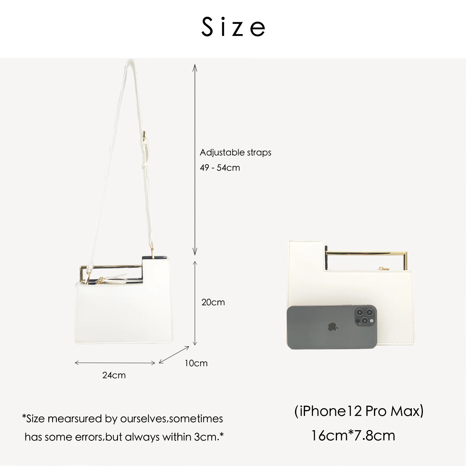 

Metal Top Handle Handbags for Women Lady 2021New Accordion PU High Quality Soft White Crossbody Bags Free Shipping