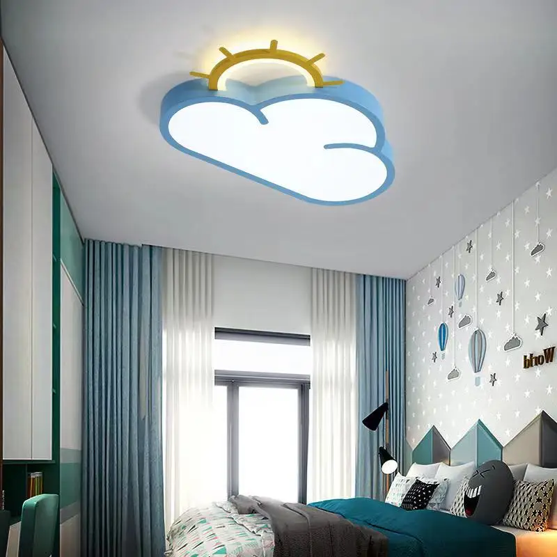 Светодиодный потолочный светильник люстра в виде облака для спальни детской