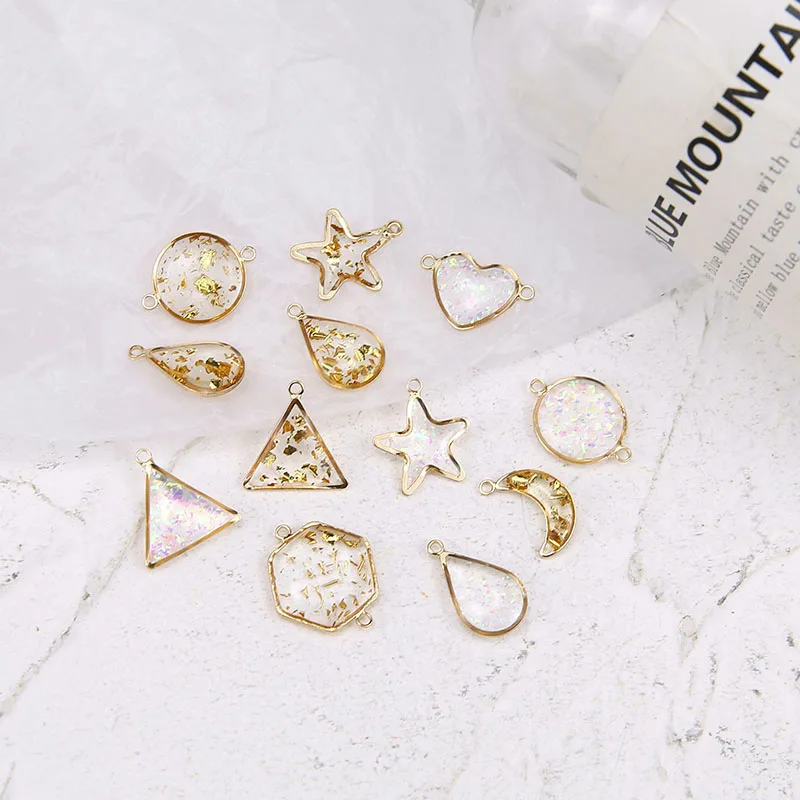 6 шт. простые корейские геометрические серьги для девушек женские из сплава с