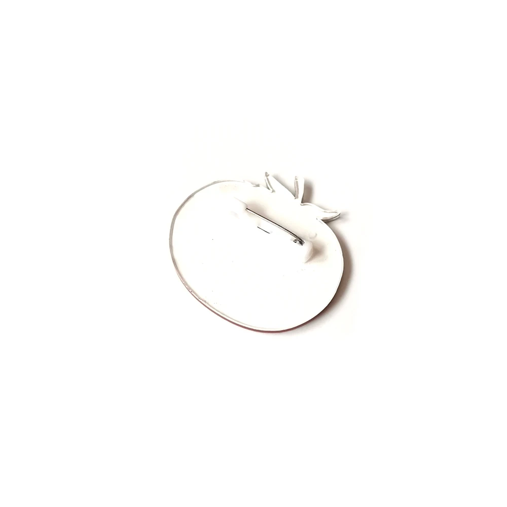 Красивые броши для женщин, милые карикатурные булавки с томатами, винтажные акриловые значки для одежды, рюкзаков и аксессуаров, ювелирные изделия оптом.